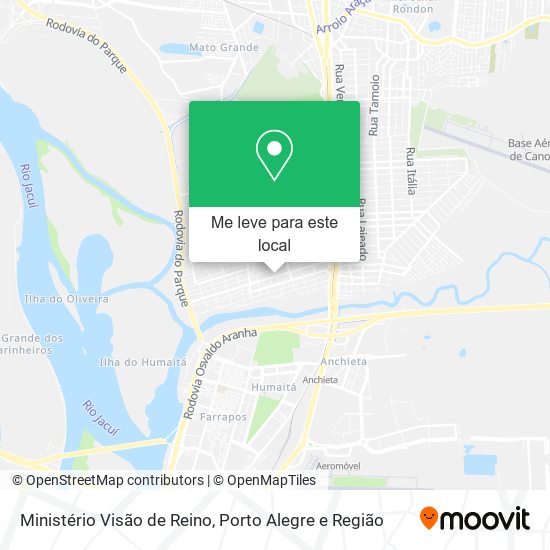 Ministério Visão de Reino mapa