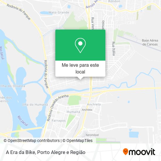 A Era da Bike mapa