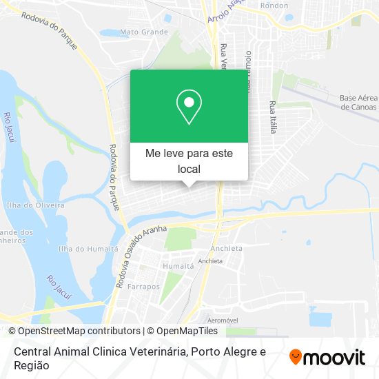 Central Animal Clinica Veterinária mapa
