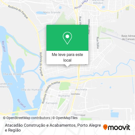 Atacadão Construção e Acabamentos mapa