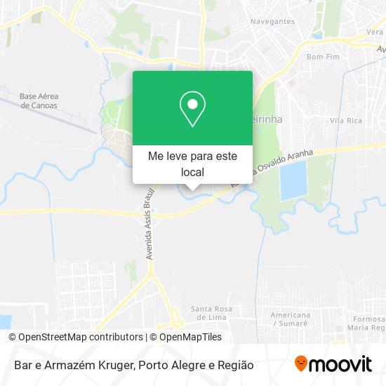 Bar e Armazém Kruger mapa