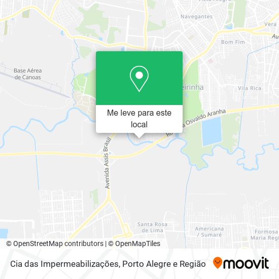 Cia das Impermeabilizações mapa
