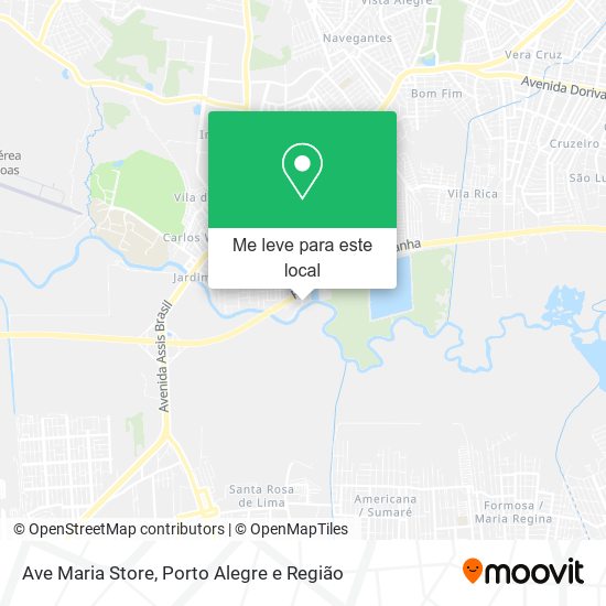 Ave Maria Store mapa