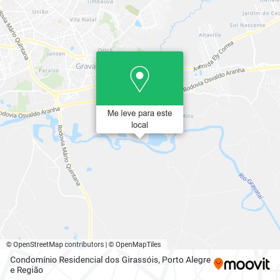 Condomínio Residencial dos Girassóis mapa