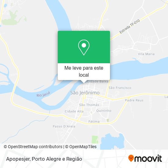 Apopesjer mapa