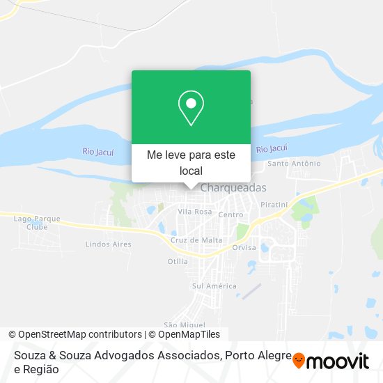 Souza & Souza Advogados Associados mapa