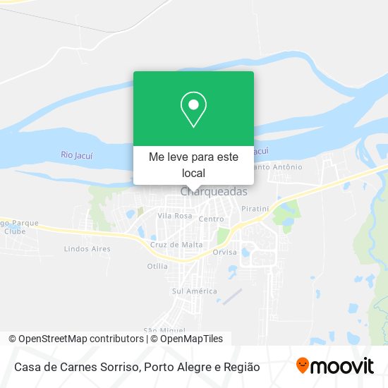 Casa de Carnes Sorriso mapa