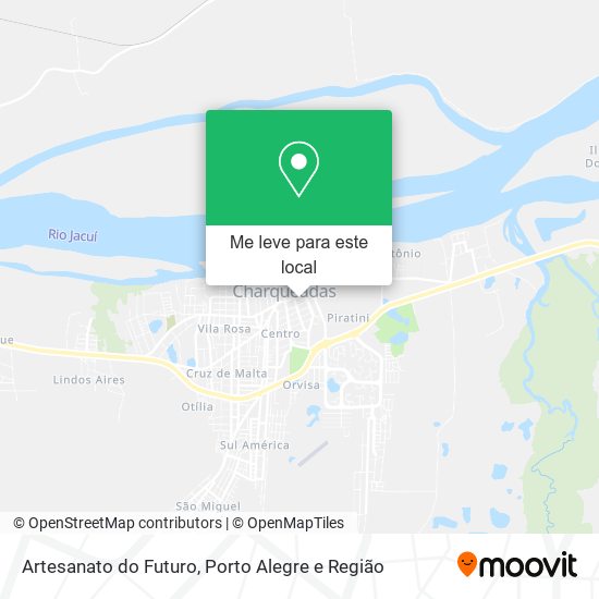 Artesanato do Futuro mapa