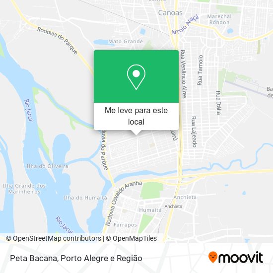 Peta Bacana mapa