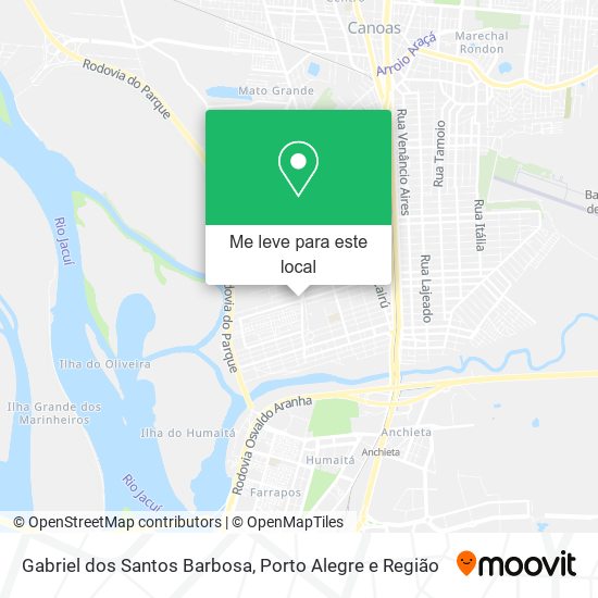 Gabriel dos Santos Barbosa mapa