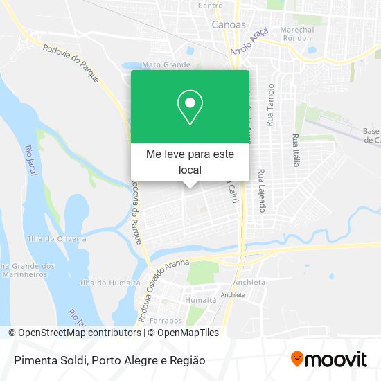 Pimenta Soldi mapa