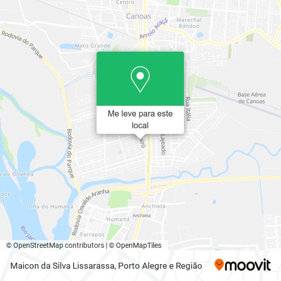 Maicon da Silva Lissarassa mapa