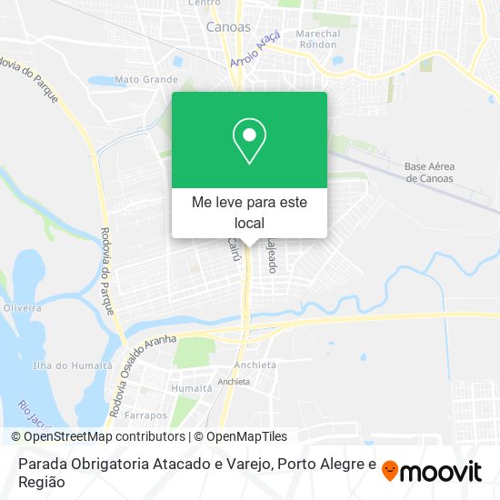 Parada Obrigatoria Atacado e Varejo mapa