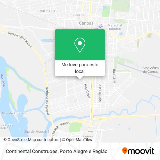Continental Construoes mapa