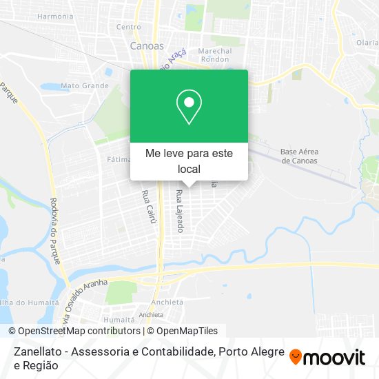 Zanellato - Assessoria e Contabilidade mapa