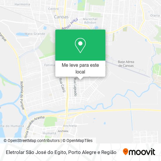 Eletrolar São José do Egito mapa
