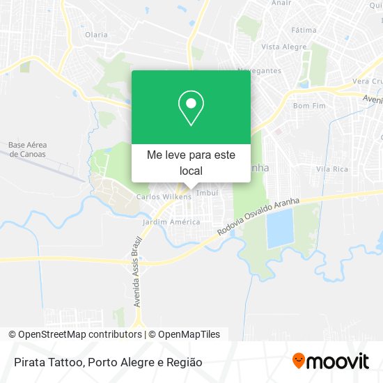 Pirata Tattoo mapa
