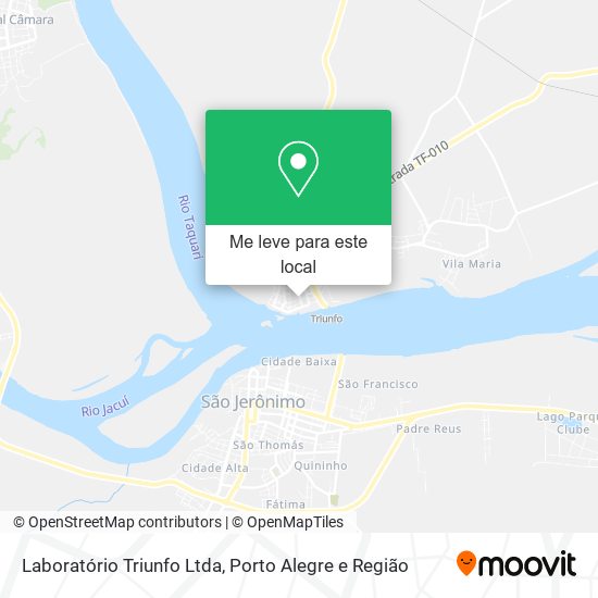 Laboratório Triunfo Ltda mapa