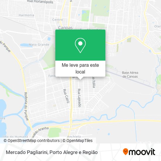 Mercado Pagliarini mapa