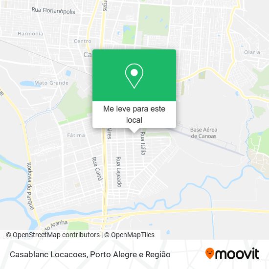 Casablanc Locacoes mapa