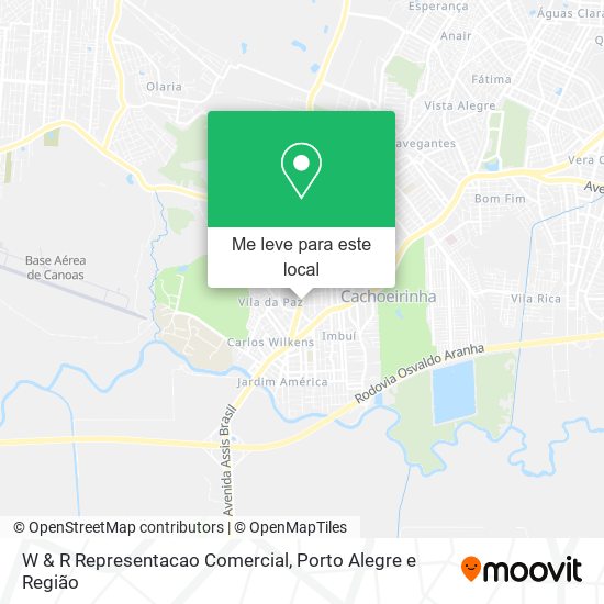 W & R Representacao Comercial mapa