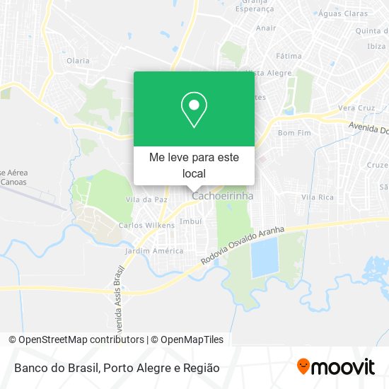 Banco do Brasil mapa
