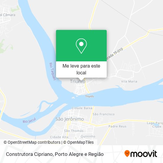 Construtora Cipriano mapa