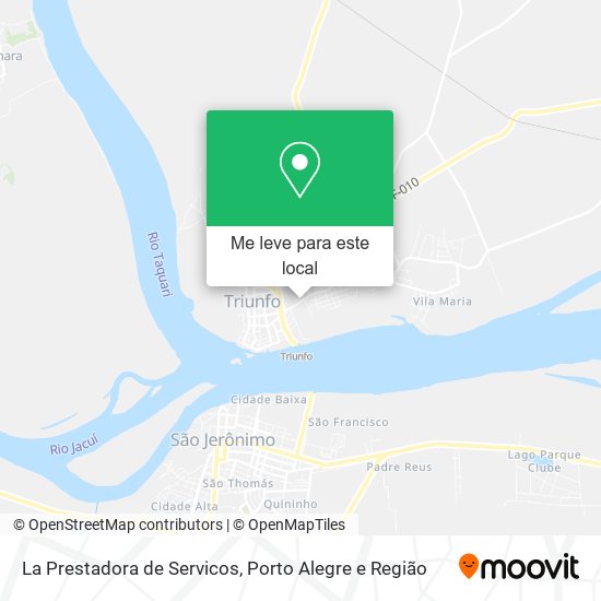 La Prestadora de Servicos mapa
