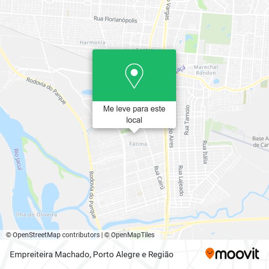 Empreiteira Machado mapa