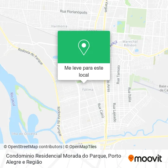 Condominio Residencial Morada do Parque mapa