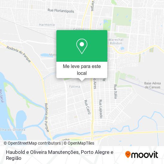 Haubold e Oliveira Manutenções mapa