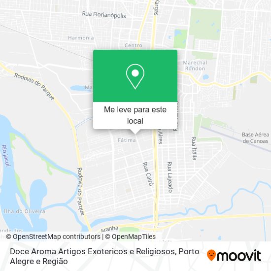 Doce Aroma Artigos Exotericos e Religiosos mapa