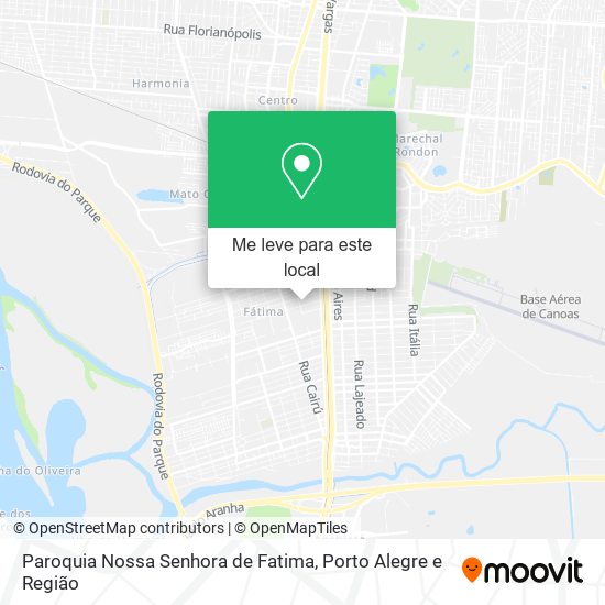 Paroquia Nossa Senhora de Fatima mapa