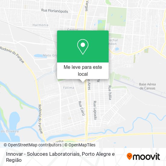 Innovar - Solucoes Laboratoriais mapa