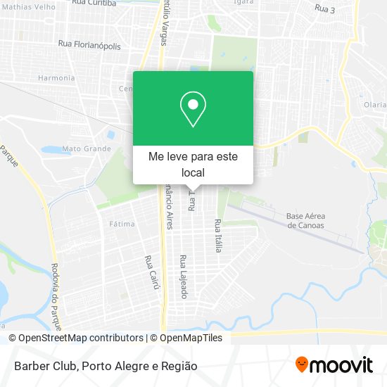 Barber Club mapa
