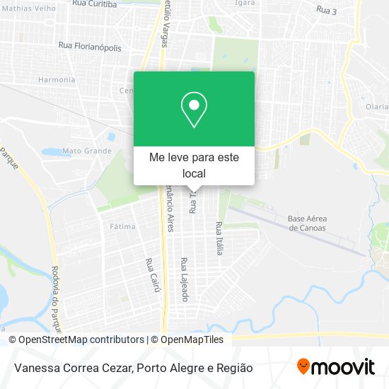 Vanessa Correa Cezar mapa