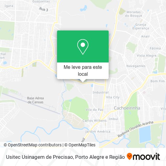 Usitec Usinagem de Precisao mapa