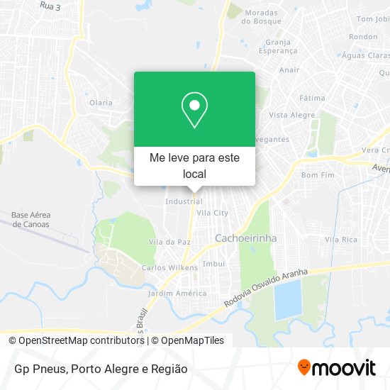 Gp Pneus mapa