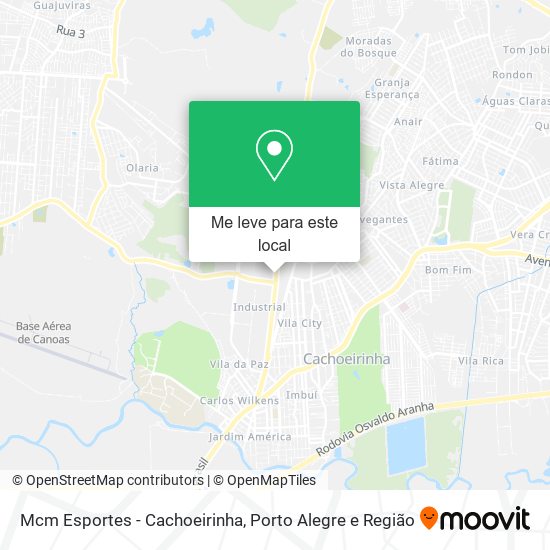 Mcm Esportes - Cachoeirinha mapa