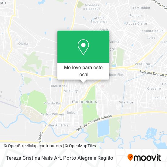 Tereza Cristina Nails Art mapa