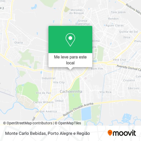 Monte Carlo Bebidas mapa