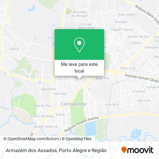 Armazém dos Assados mapa