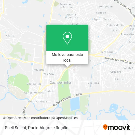 Shell Select mapa