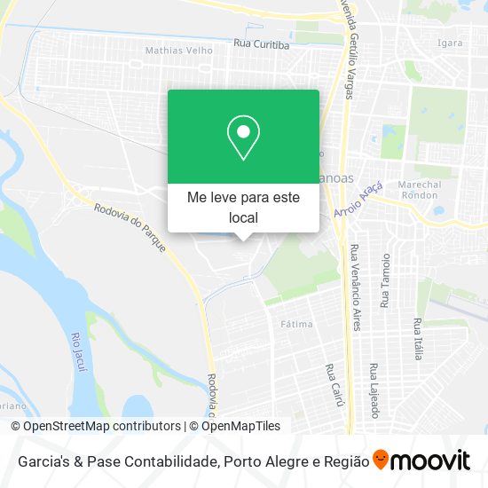 Garcia's & Pase Contabilidade mapa