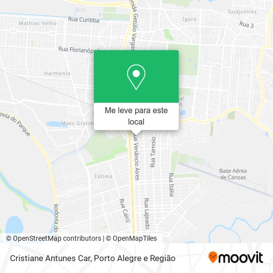 Cristiane Antunes Car mapa