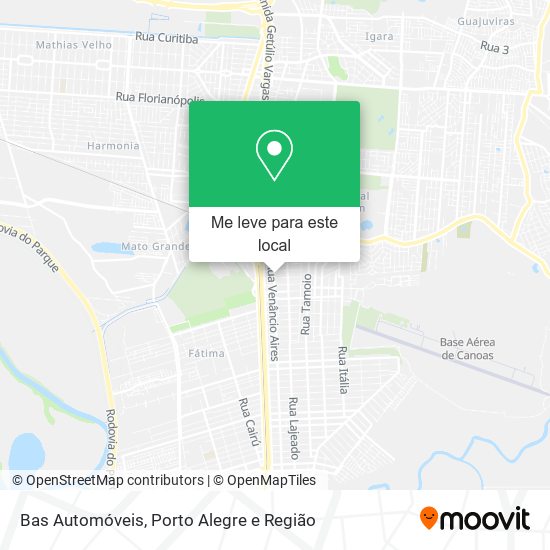 Bas Automóveis mapa