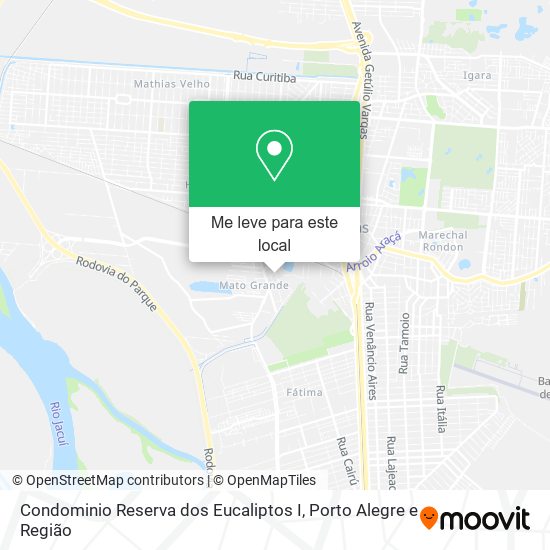 Condominio Reserva dos Eucaliptos I mapa