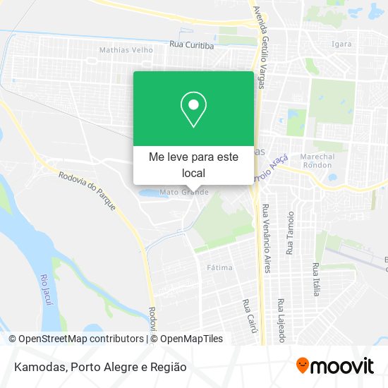 Kamodas mapa