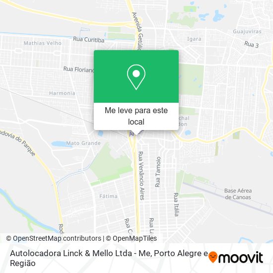 Autolocadora Linck & Mello Ltda - Me mapa