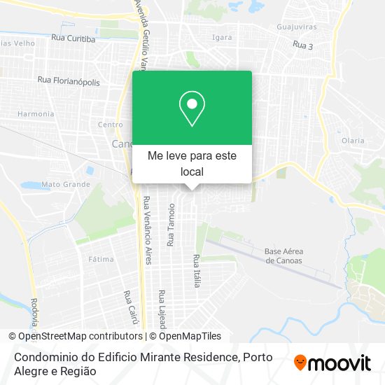 Condominio do Edificio Mirante Residence mapa